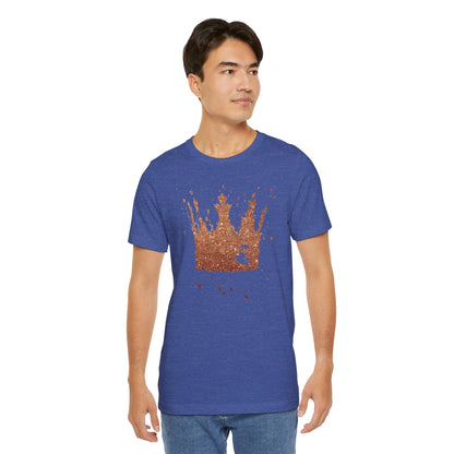 Golden Crown T-Shirt — Vintage Royalty Graphic Tee