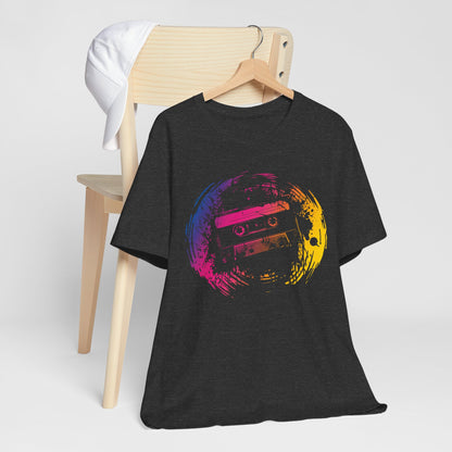 Retro Cassette Tape Tee — Vintage 80s Music Graphic T-Shirt