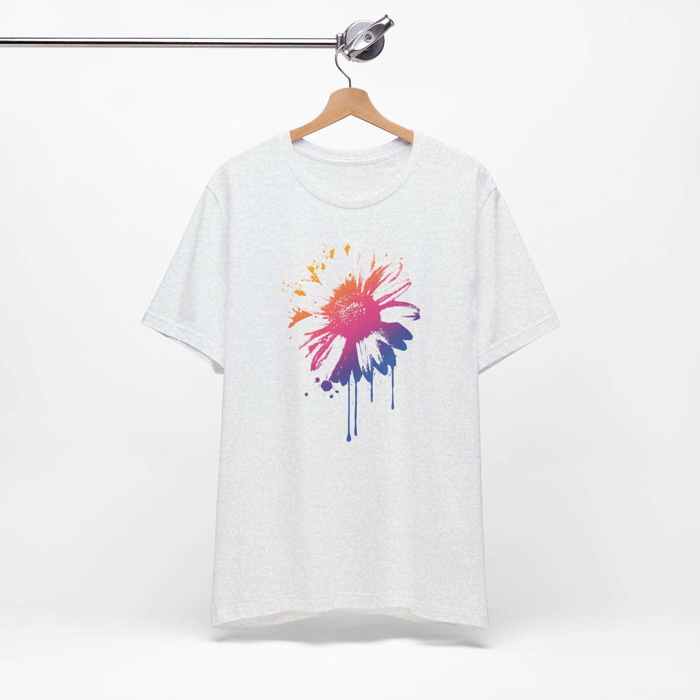 Paint-Splatter Daisy T-Shirt