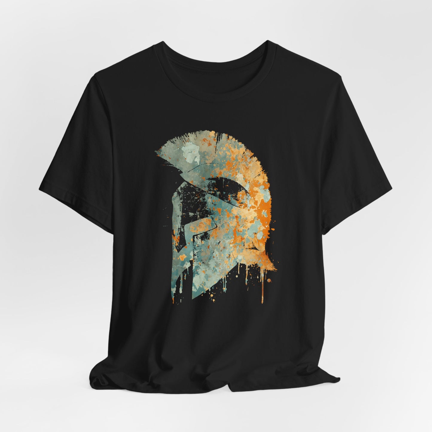Spartan Helmet T‑Shirt — Rustic Warrior Graphic Tee