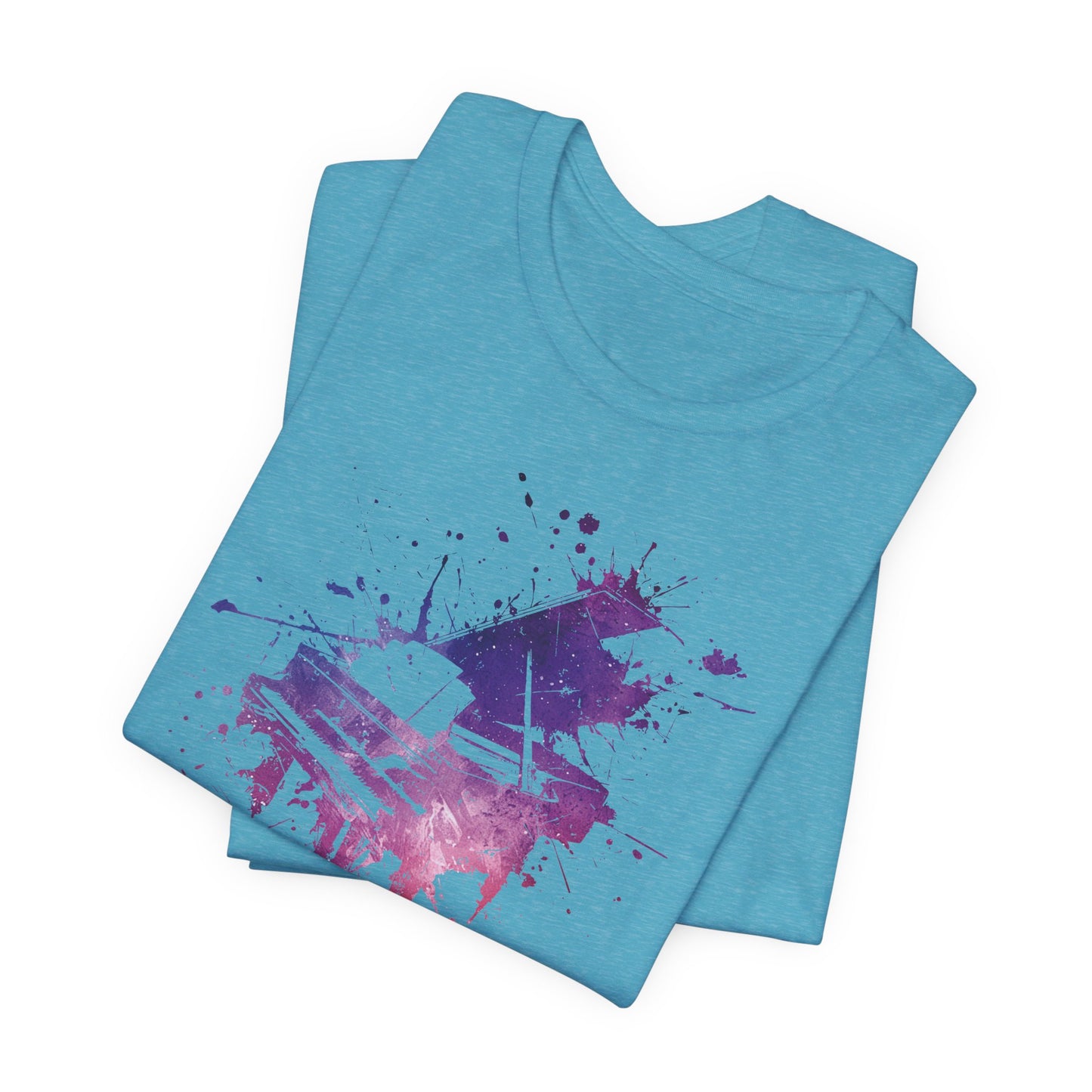 Play me to the Moon T‑Shirt — Colorful Music Lover Tee