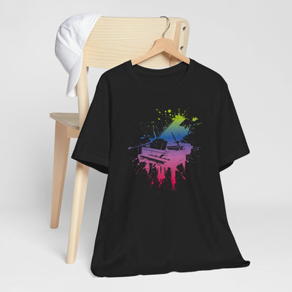 Play me to the Moon T‑Shirt — Colorful Music Lover Tee