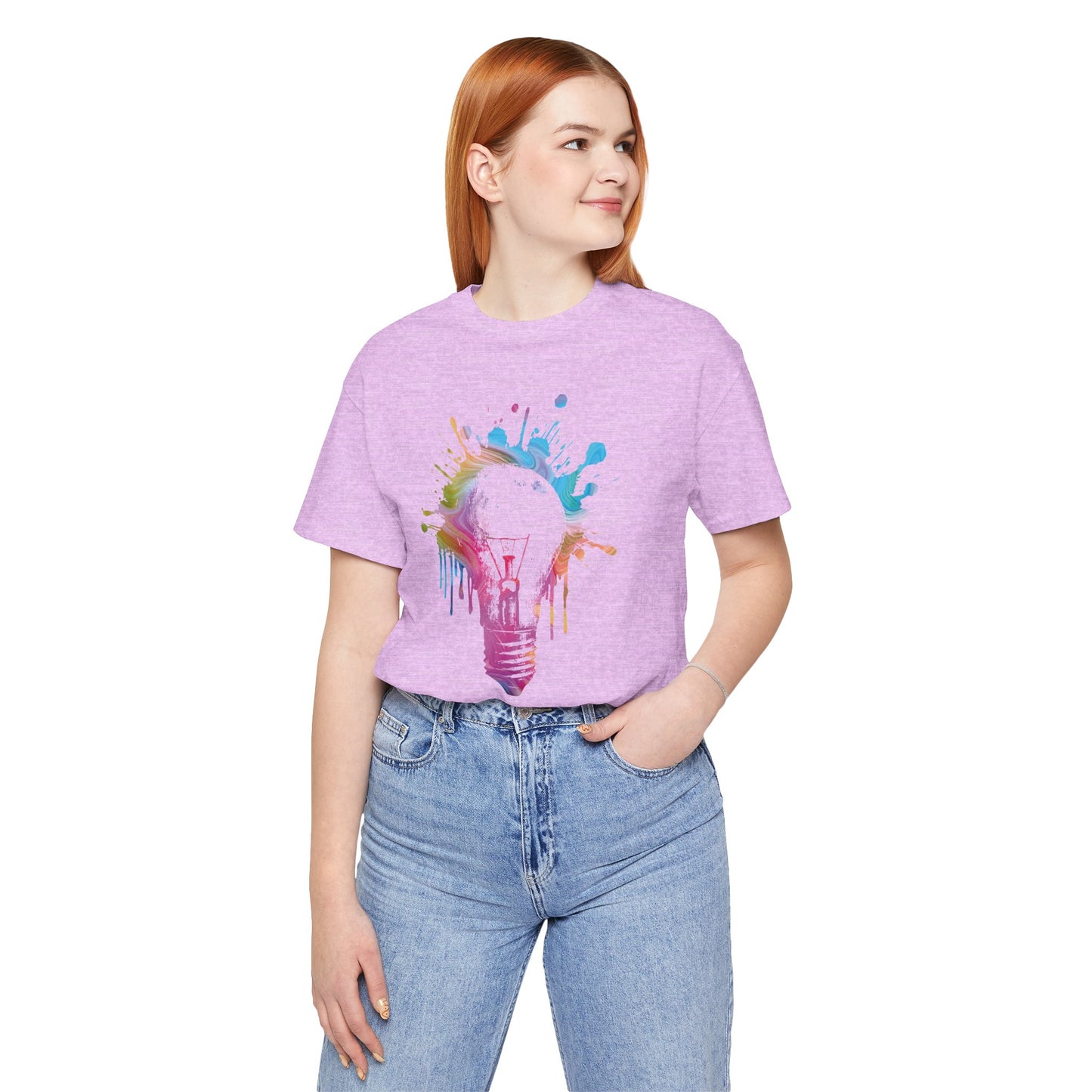 Creative Idea T-Shirt — Colorful Paint Splash Idea Tee