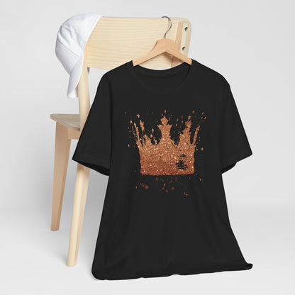 Golden Crown T-Shirt — Vintage Royalty Graphic Tee