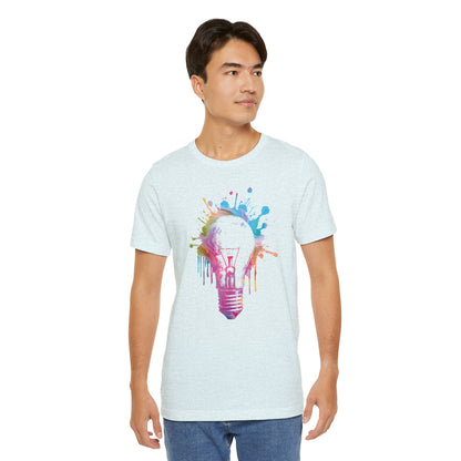 Creative Idea T-Shirt — Colorful Paint Splash Idea Tee