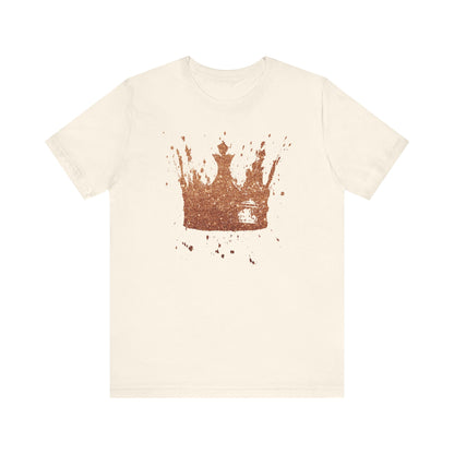 Golden Crown T-Shirt — Vintage Royalty Graphic Tee