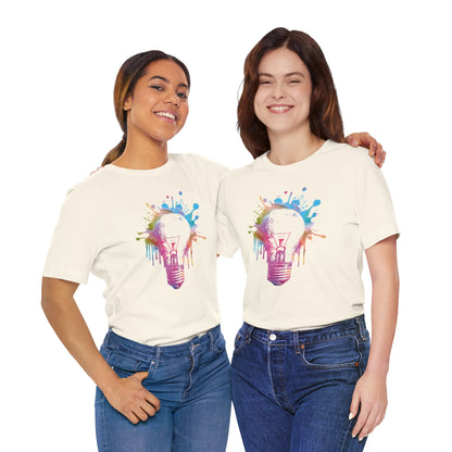 Creative Idea T-Shirt — Colorful Paint Splash Idea Tee