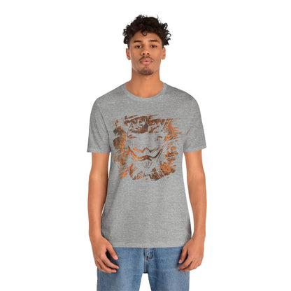 Motorcross Helmet T-Shirt — Distressed Brushstroke Animal Graphic Tee