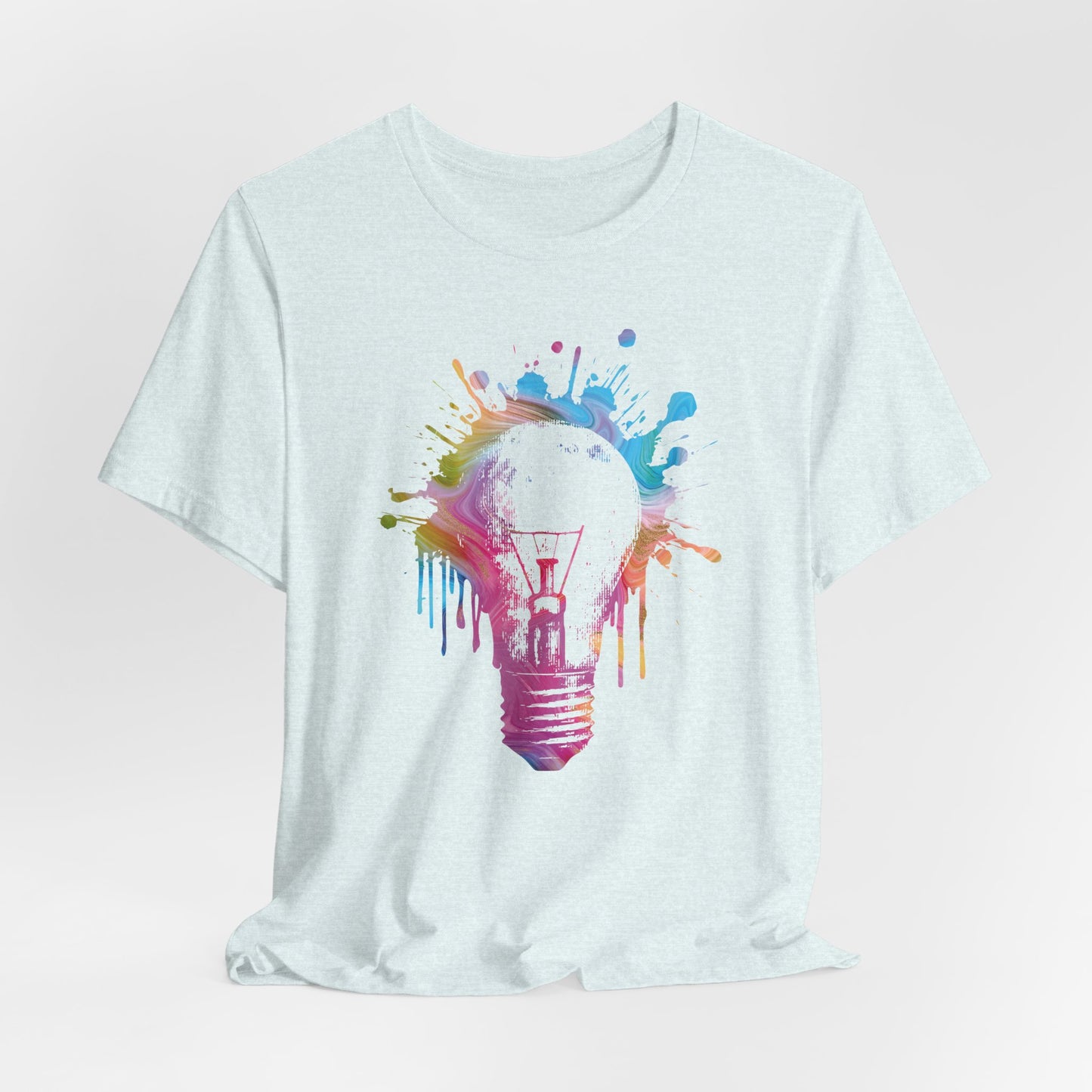 Creative Idea T-Shirt — Colorful Paint Splash Idea Tee