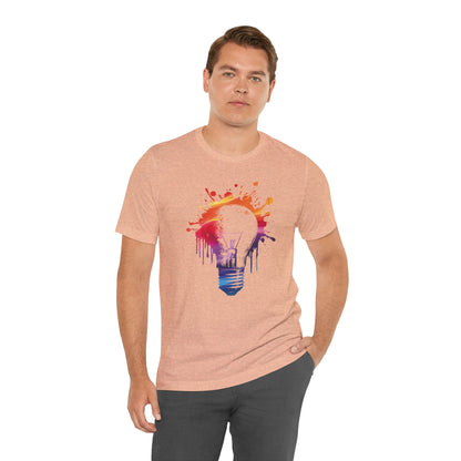 Creative Idea T-Shirt — Colorful Paint Splash Idea Tee