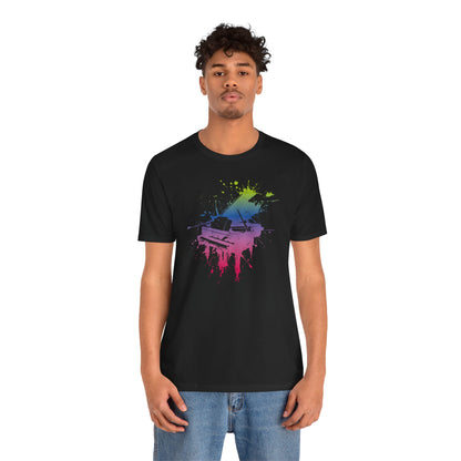 Play me to the Moon T‑Shirt — Colorful Music Lover Tee