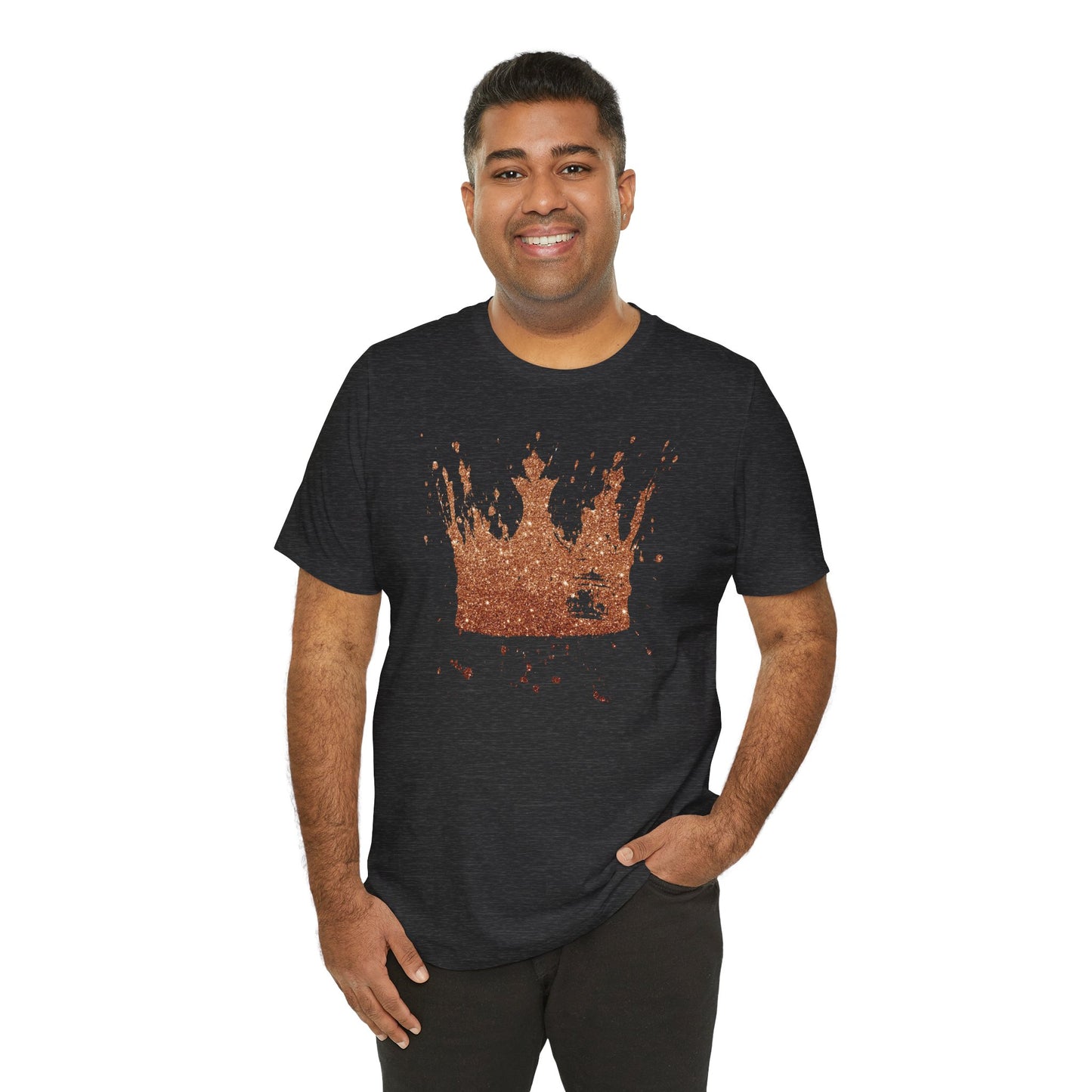 Golden Crown T-Shirt — Vintage Royalty Graphic Tee