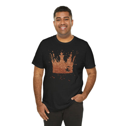 Golden Crown T-Shirt — Vintage Royalty Graphic Tee