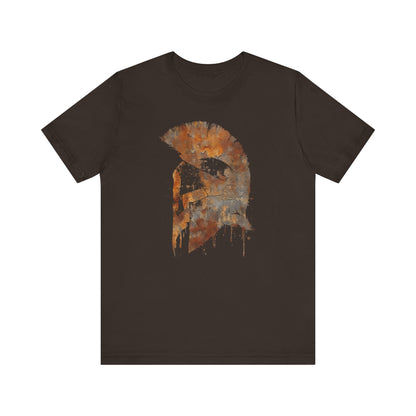 Spartan Helmet T‑Shirt — Rustic Warrior Graphic Tee