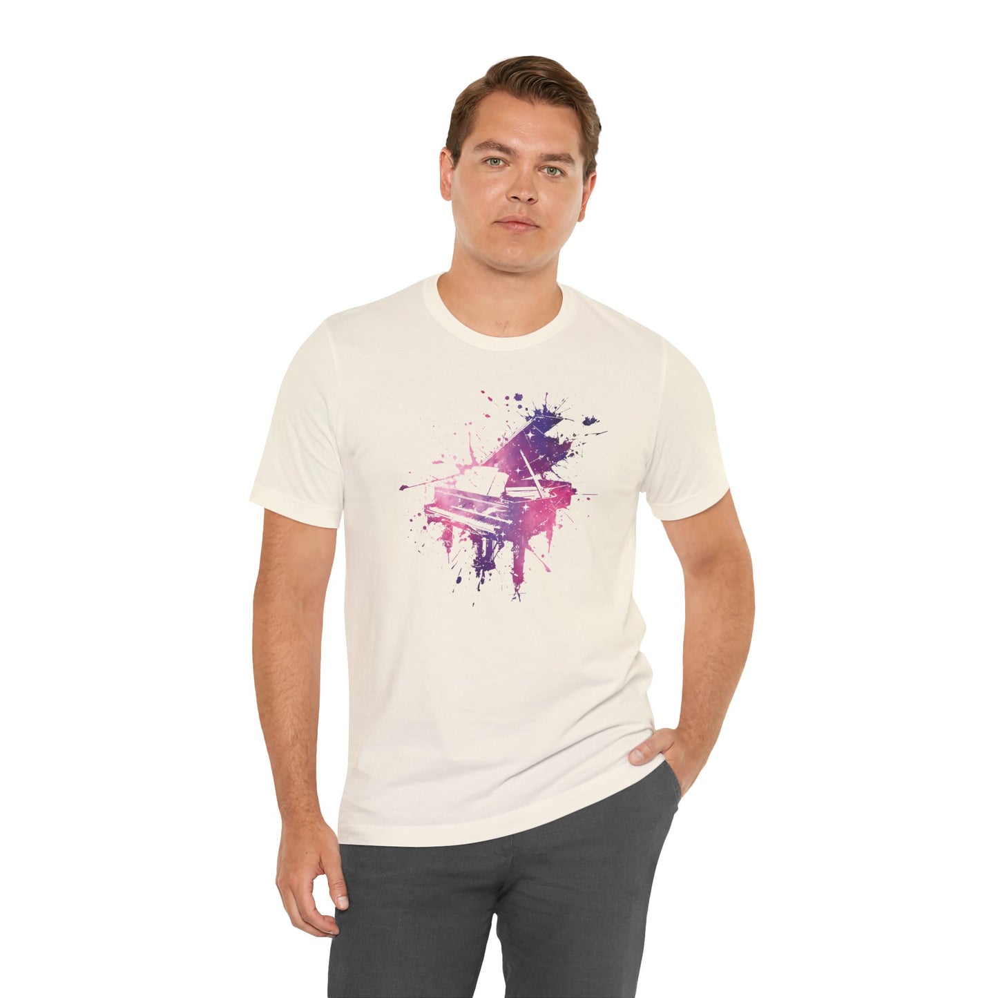 Play me to the Moon T‑Shirt — Colorful Music Lover Tee