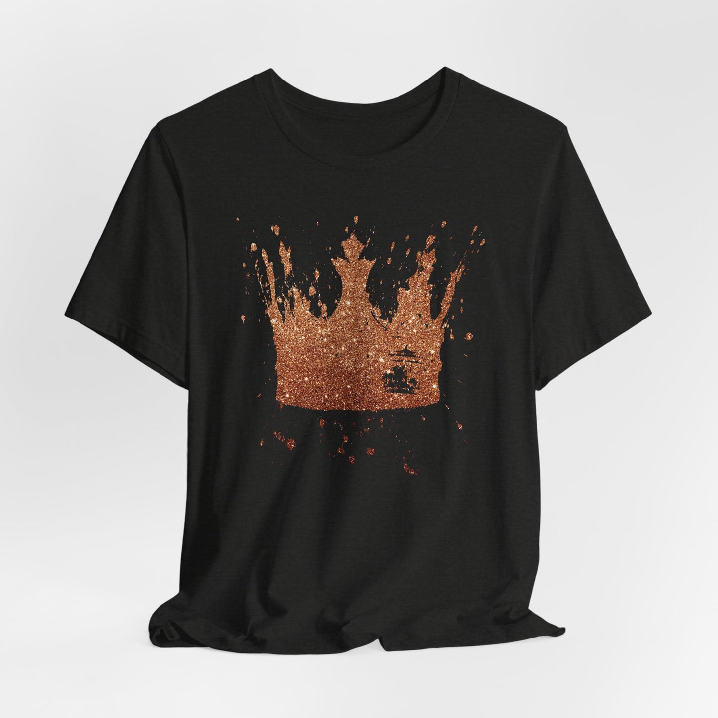 Golden Crown T-Shirt — Vintage Royalty Graphic Tee