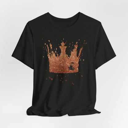 Golden Crown T-Shirt — Vintage Royalty Graphic Tee