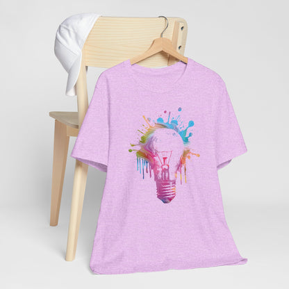 Creative Idea T-Shirt — Colorful Paint Splash Idea Tee