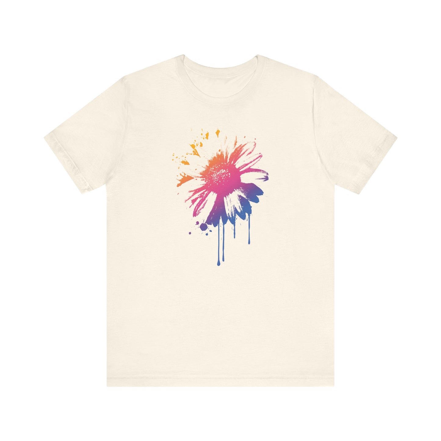Paint-Splatter Daisy T-Shirt