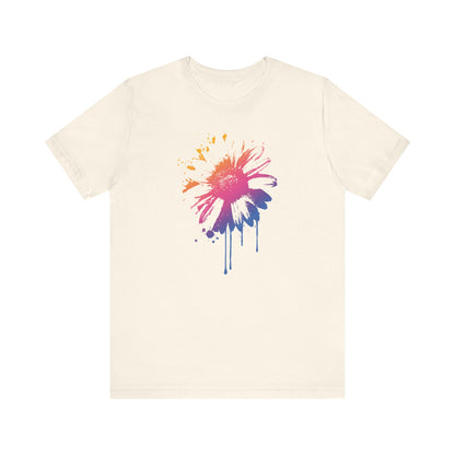 Paint-Splatter Daisy T-Shirt