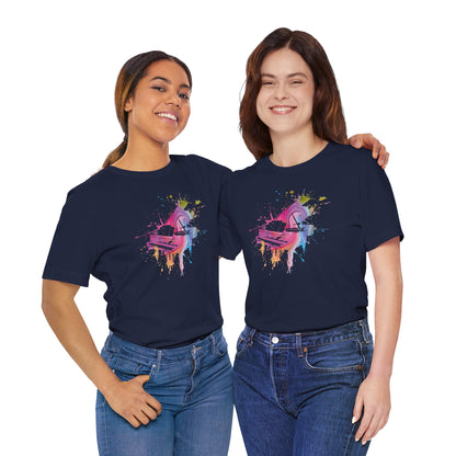 Play me to the Moon T‑Shirt — Colorful Music Lover Tee