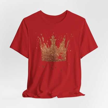 Golden Crown T-Shirt — Vintage Royalty Graphic Tee
