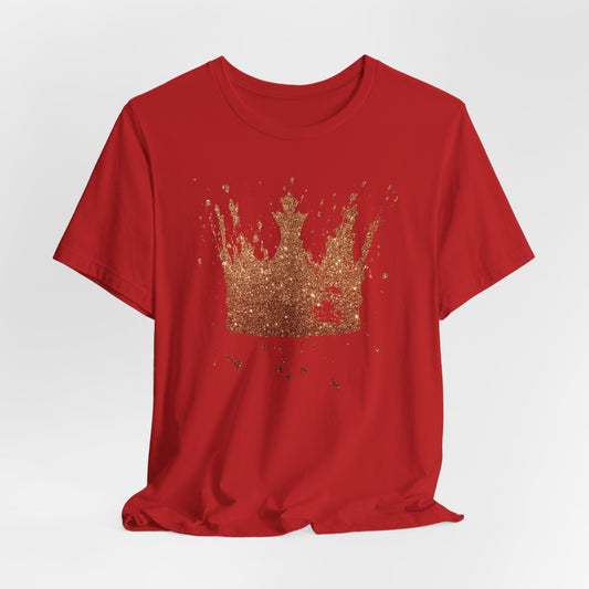 Golden Crown T-Shirt — Vintage Royalty Graphic Tee