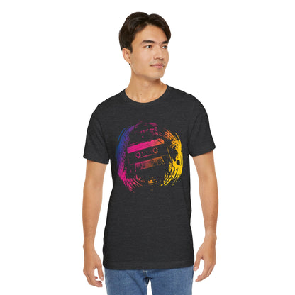 Retro Cassette Tape Tee — Vintage 80s Music Graphic T-Shirt