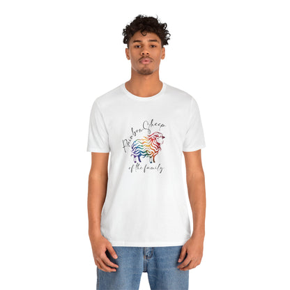 Rainbow Sheep T-Shirt — "Rainbow Sheep of the Family" Cute Pastel Graphic Tee