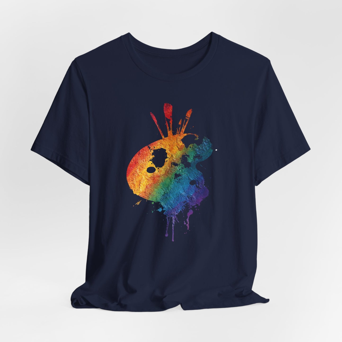 Watercolor Paint Palette T-Shirt — Rainbow Artist Tee
