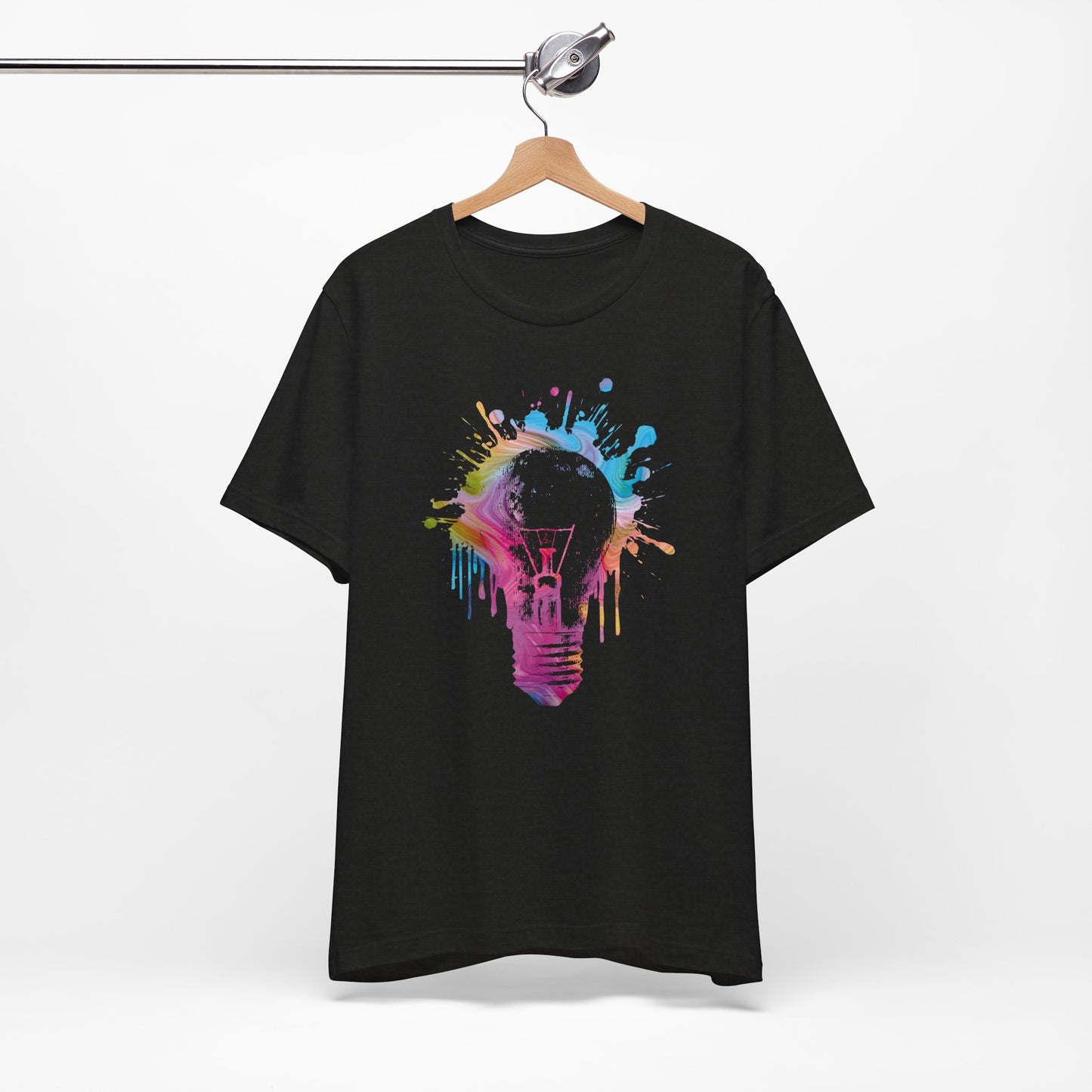 Creative Idea T-Shirt — Colorful Paint Splash Idea Tee