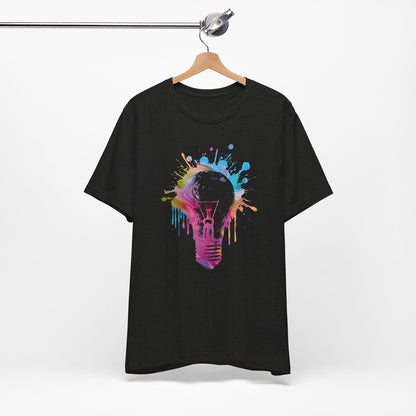 Creative Idea T-Shirt — Colorful Paint Splash Idea Tee