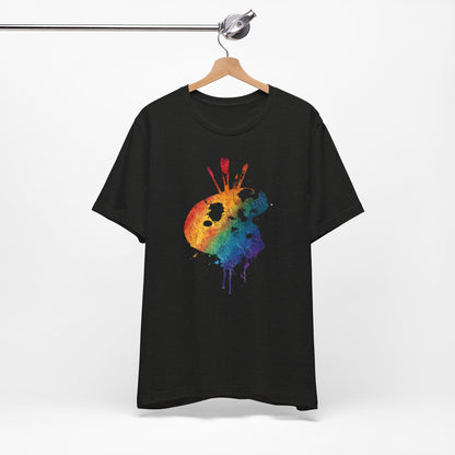 Watercolor Paint Palette T-Shirt — Rainbow Artist Tee