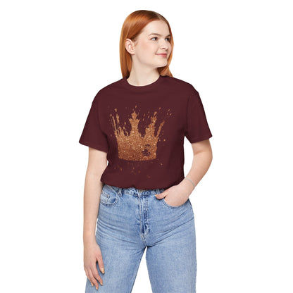 Golden Crown T-Shirt — Vintage Royalty Graphic Tee