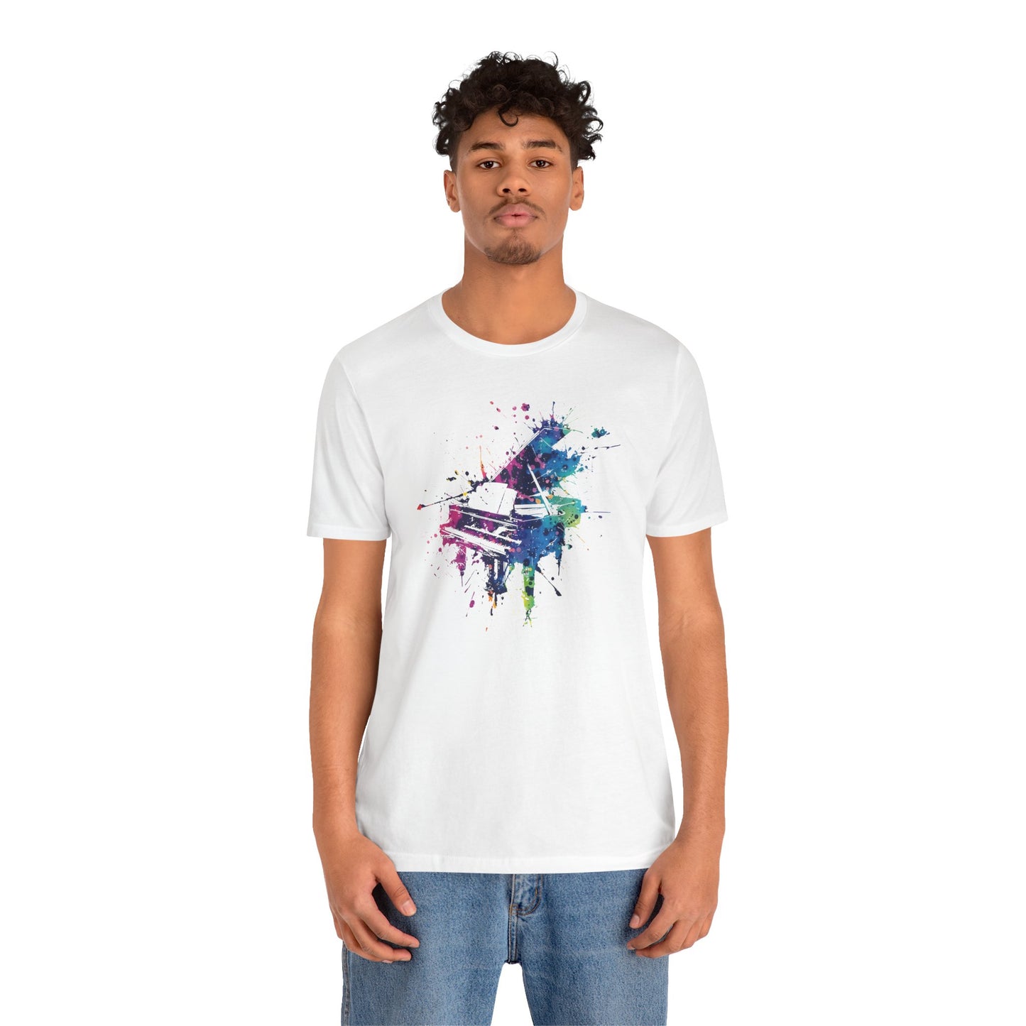 Play me to the Moon T‑Shirt — Colorful Music Lover Tee