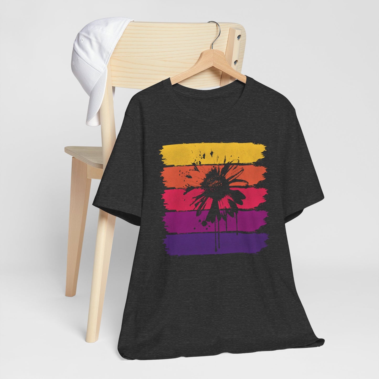 Paint-Splatter Daisy T-Shirt