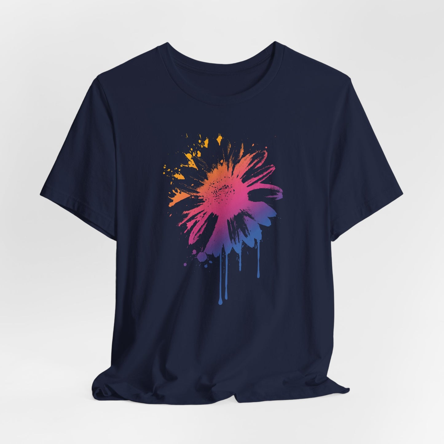 Paint-Splatter Daisy T-Shirt