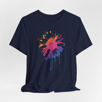 Paint-Splatter Daisy T-Shirt