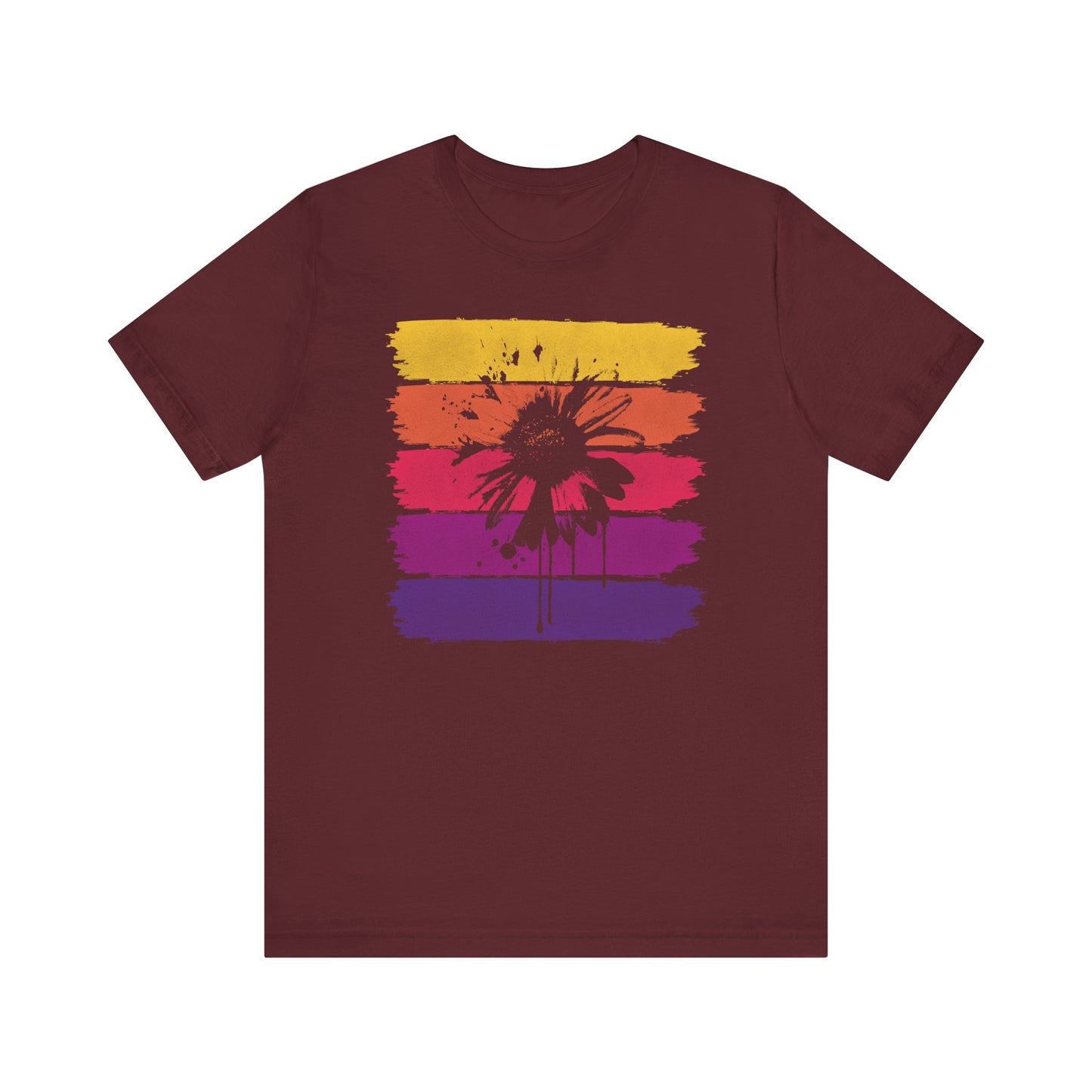 Paint-Splatter Daisy T-Shirt