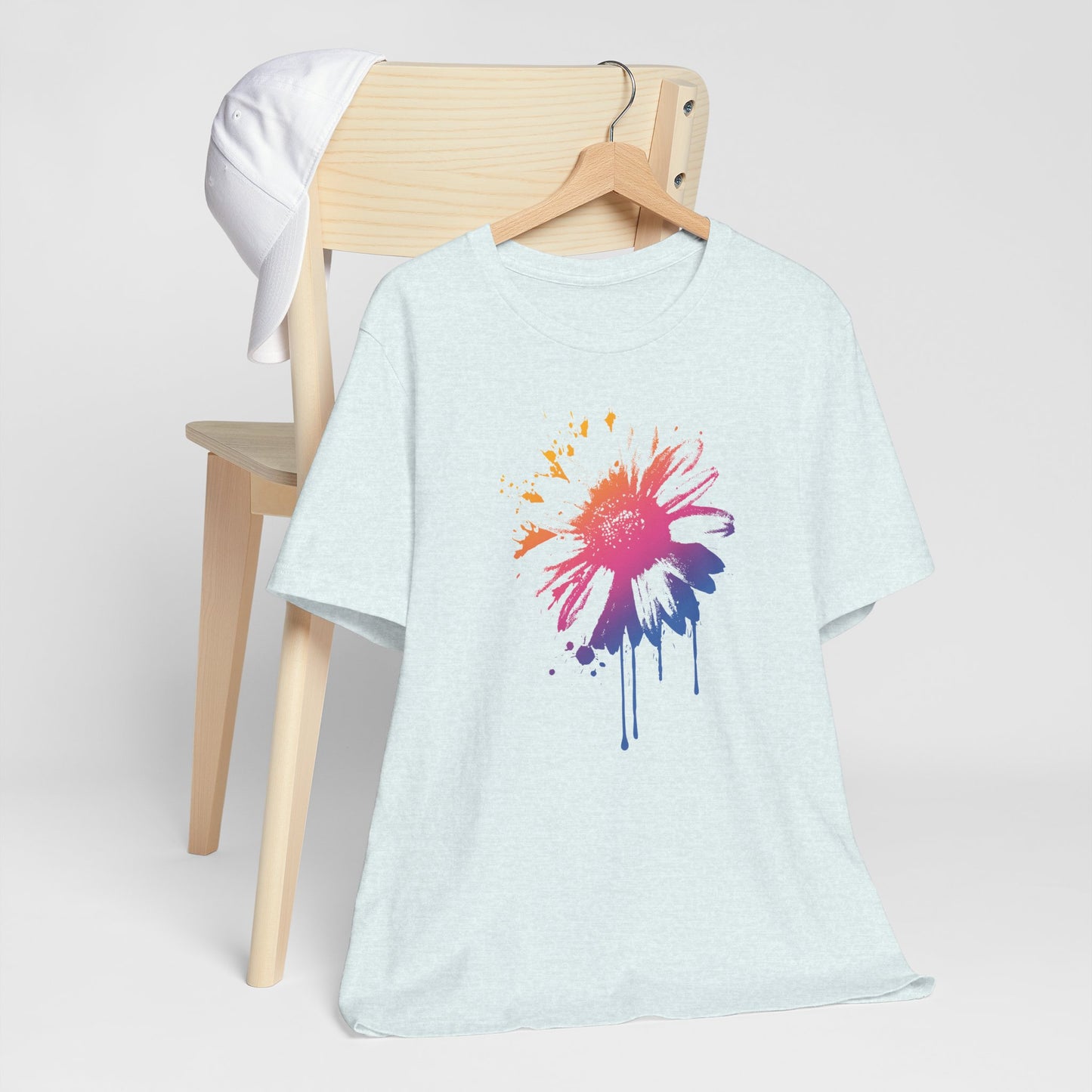 Paint-Splatter Daisy T-Shirt