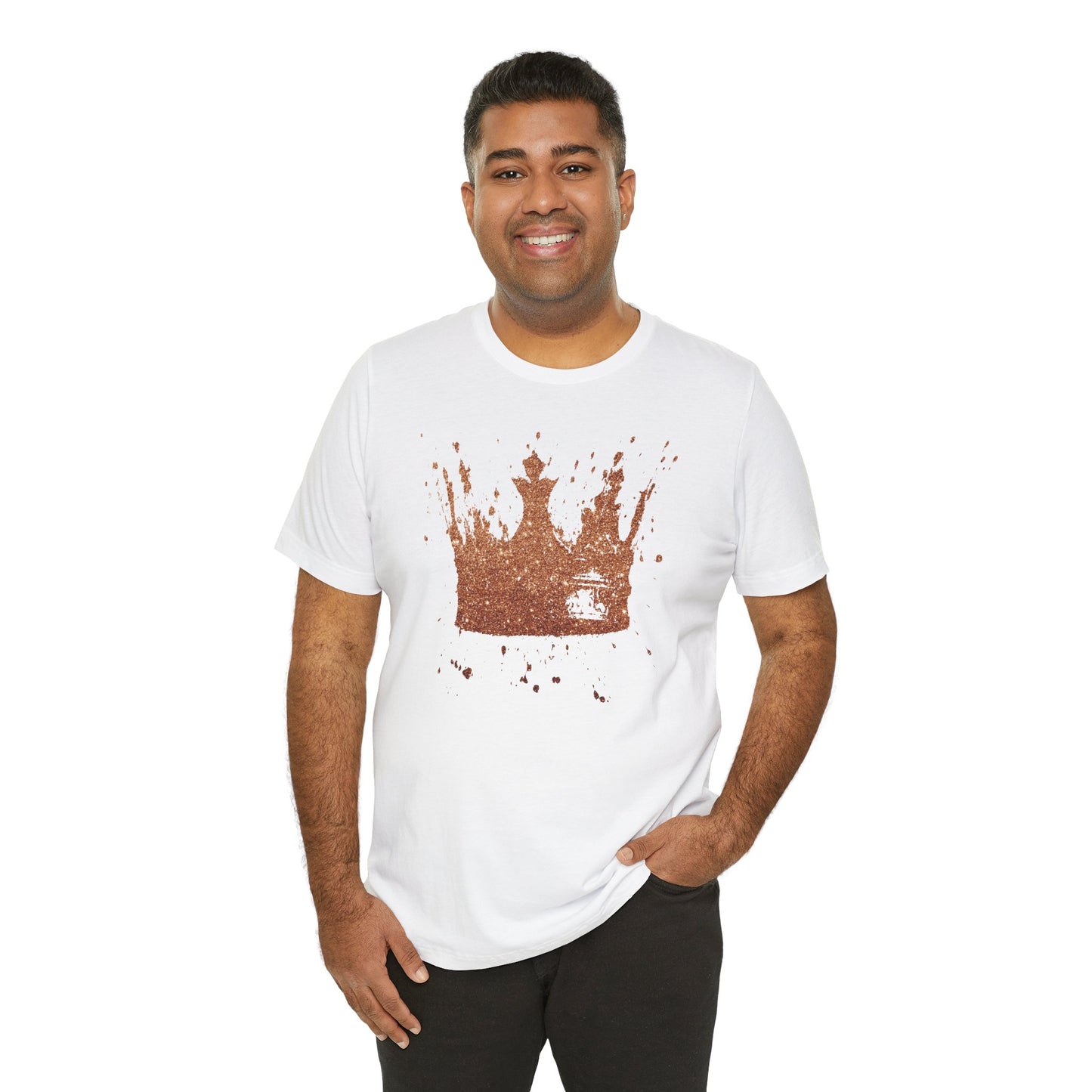 Golden Crown T-Shirt — Vintage Royalty Graphic Tee