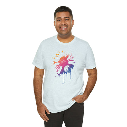 Paint-Splatter Daisy T-Shirt