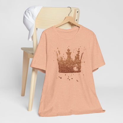 Golden Crown T-Shirt — Vintage Royalty Graphic Tee