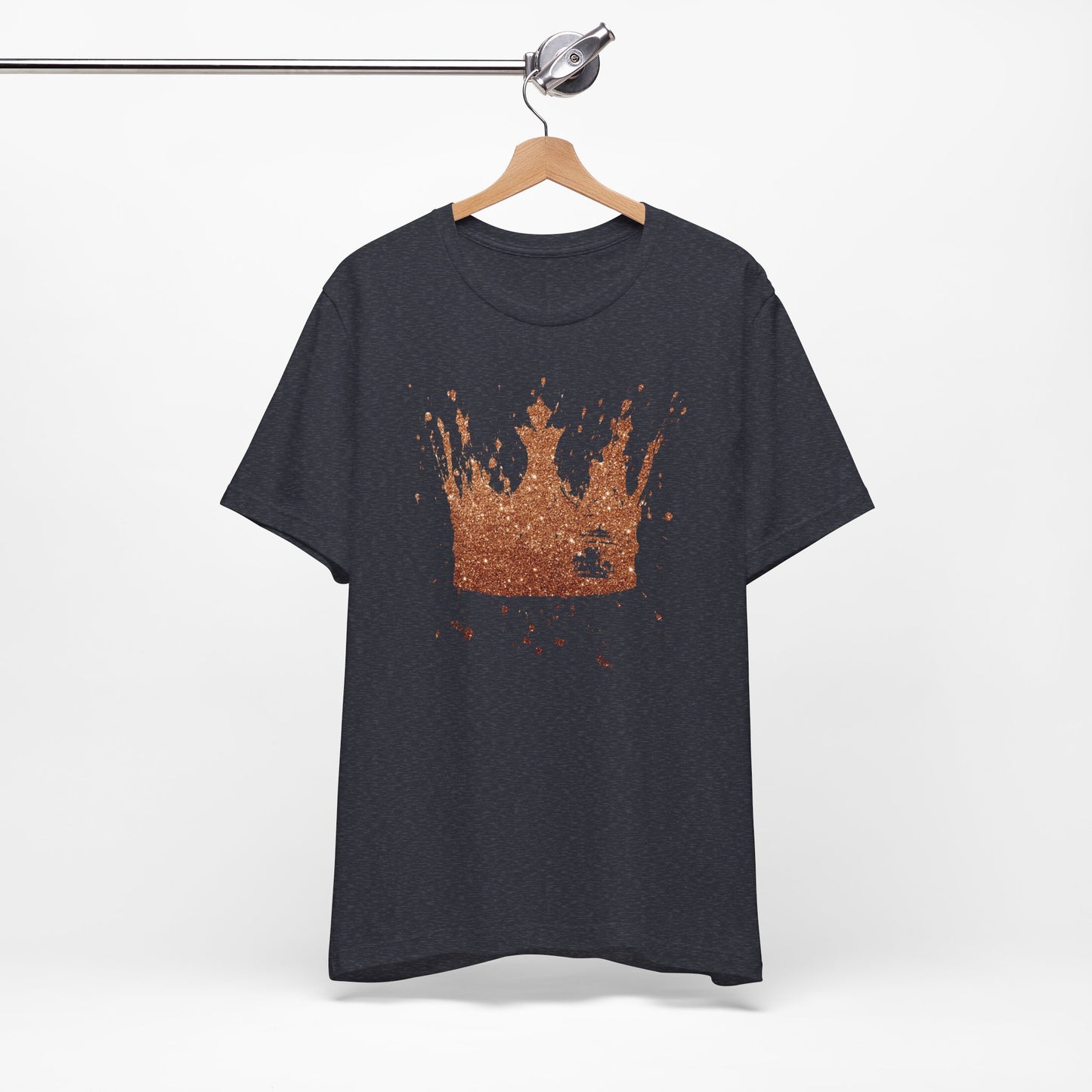 Golden Crown T-Shirt — Vintage Royalty Graphic Tee