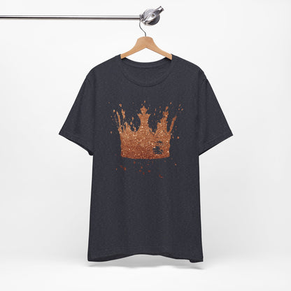 Golden Crown T-Shirt — Vintage Royalty Graphic Tee