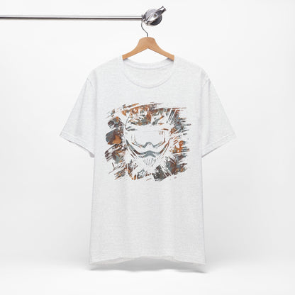 Motorcross Helmet T-Shirt — Distressed Brushstroke Animal Graphic Tee