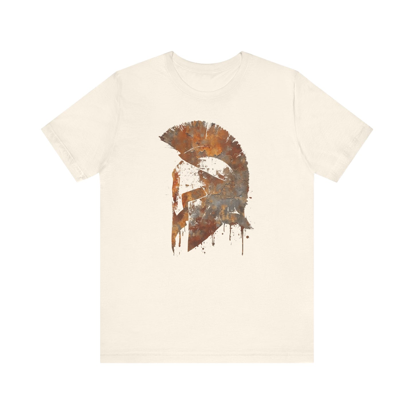 Spartan Helmet T‑Shirt — Rustic Warrior Graphic Tee