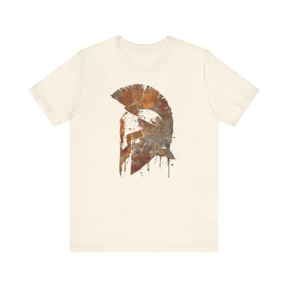 Spartan Helmet T‑Shirt — Rustic Warrior Graphic Tee