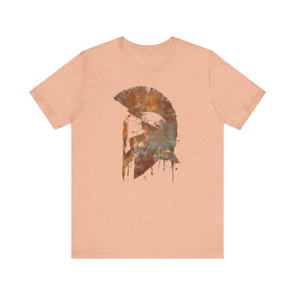 Spartan Helmet T‑Shirt — Rustic Warrior Graphic Tee