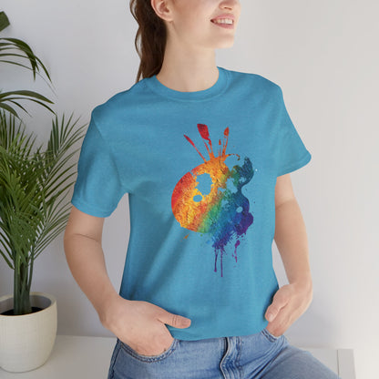 Watercolor Paint Palette T-Shirt — Rainbow Artist Tee